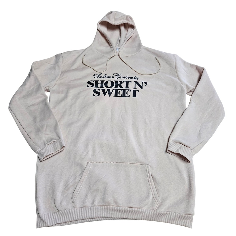 Sabrina Carpenter Short N' Sweet Peach Graphic Hoodie 3XL Music Tour Merch
